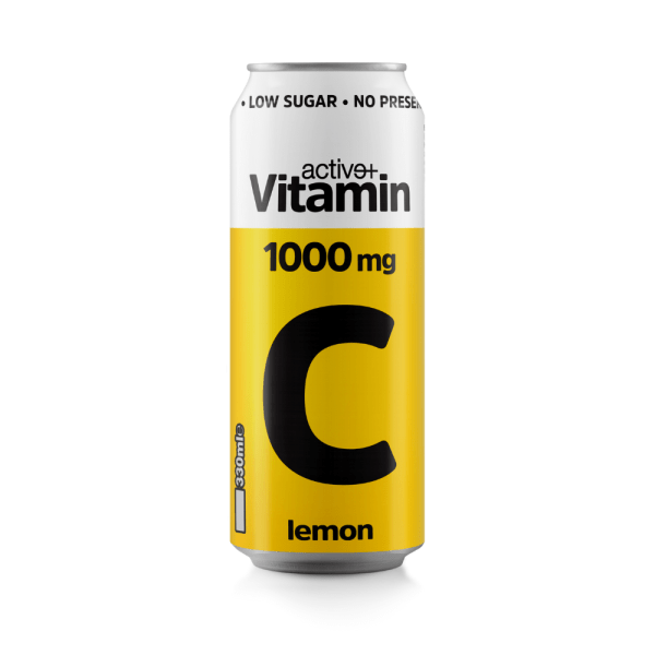 ACTIVE+ Vitamin C 1000mg limun, 6 pack
