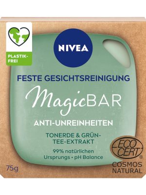 NIVEA MagicBar čvrsti čistač za nečistu kožu + POKLON kutijica