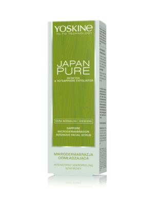 Yoskine Japan Pure safirni piling za lice, 75 ml