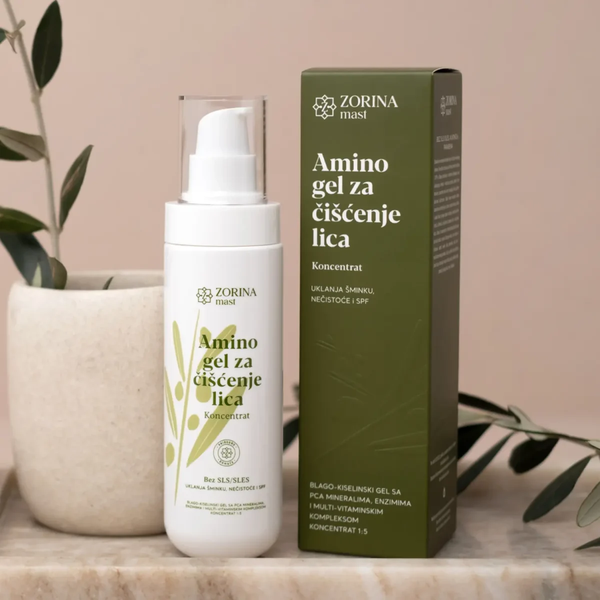 Zorina mast Amino gel za čišćenje i umivanje lica