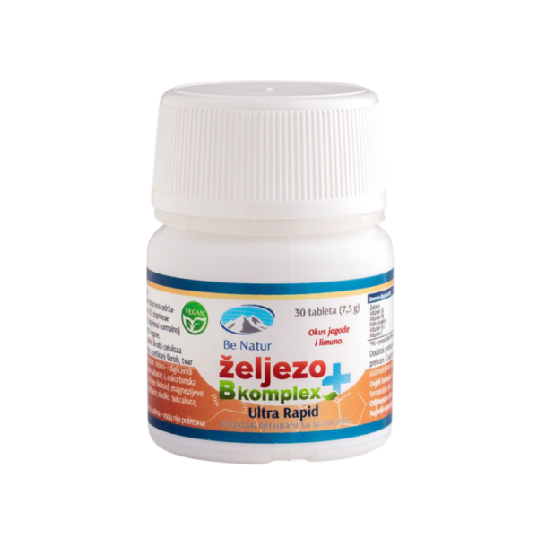 Be Natur Željezo + B kompleks Ultra Rapid 30kom