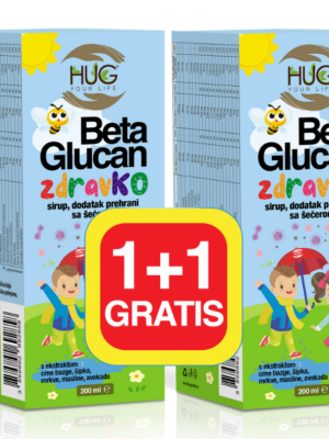 Hug Your Life Beta Glucan zdravKO 1+1 gratis