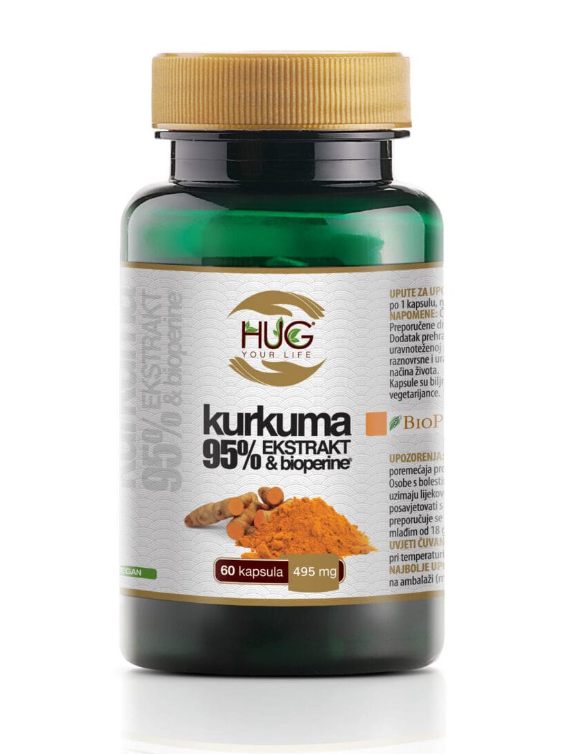 Hug Your Life Kurkuma 95% ekstrakt & BioPerine