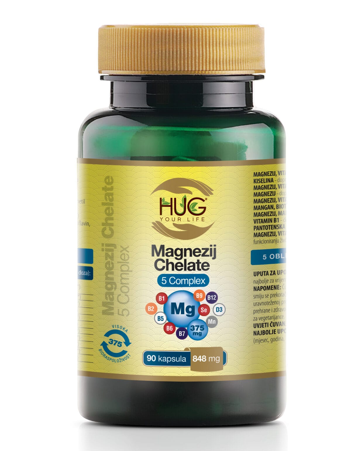 Hug Your Life Magnezij Chelate 5 Complex