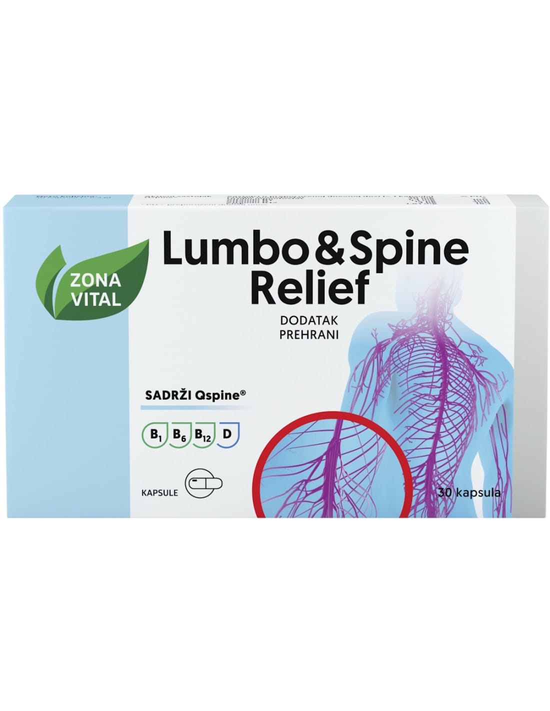 Zona Vital Lumbo & Spine Relief kapsule