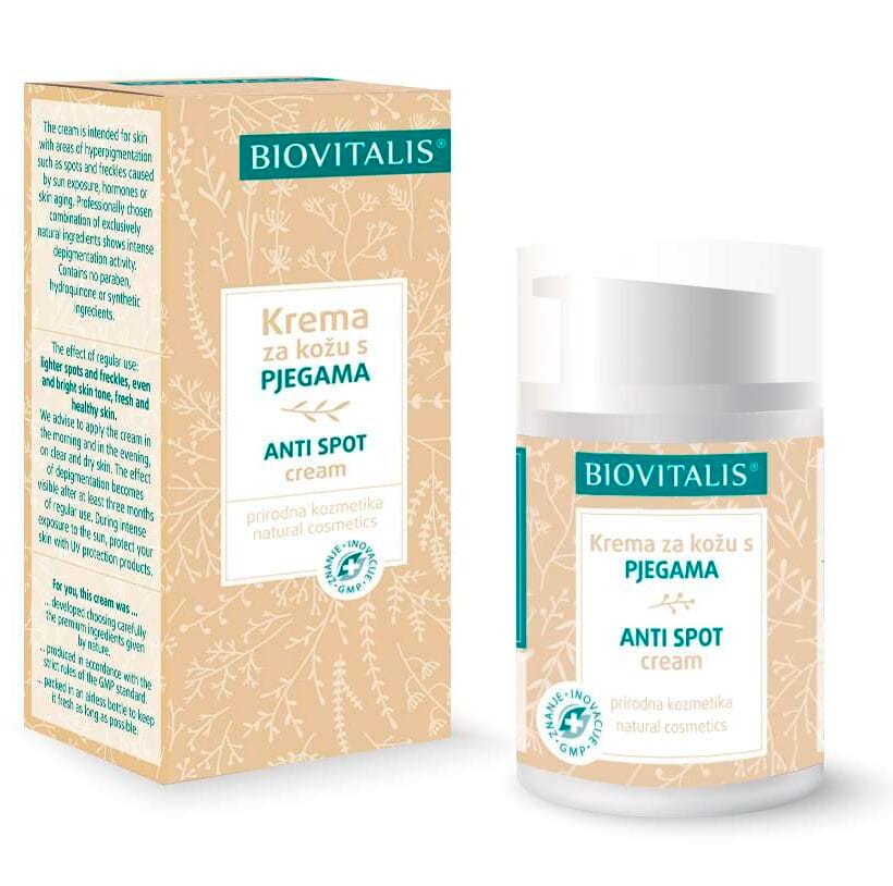 BIOVITALIS Krema za kožu s pjegama 40 ml