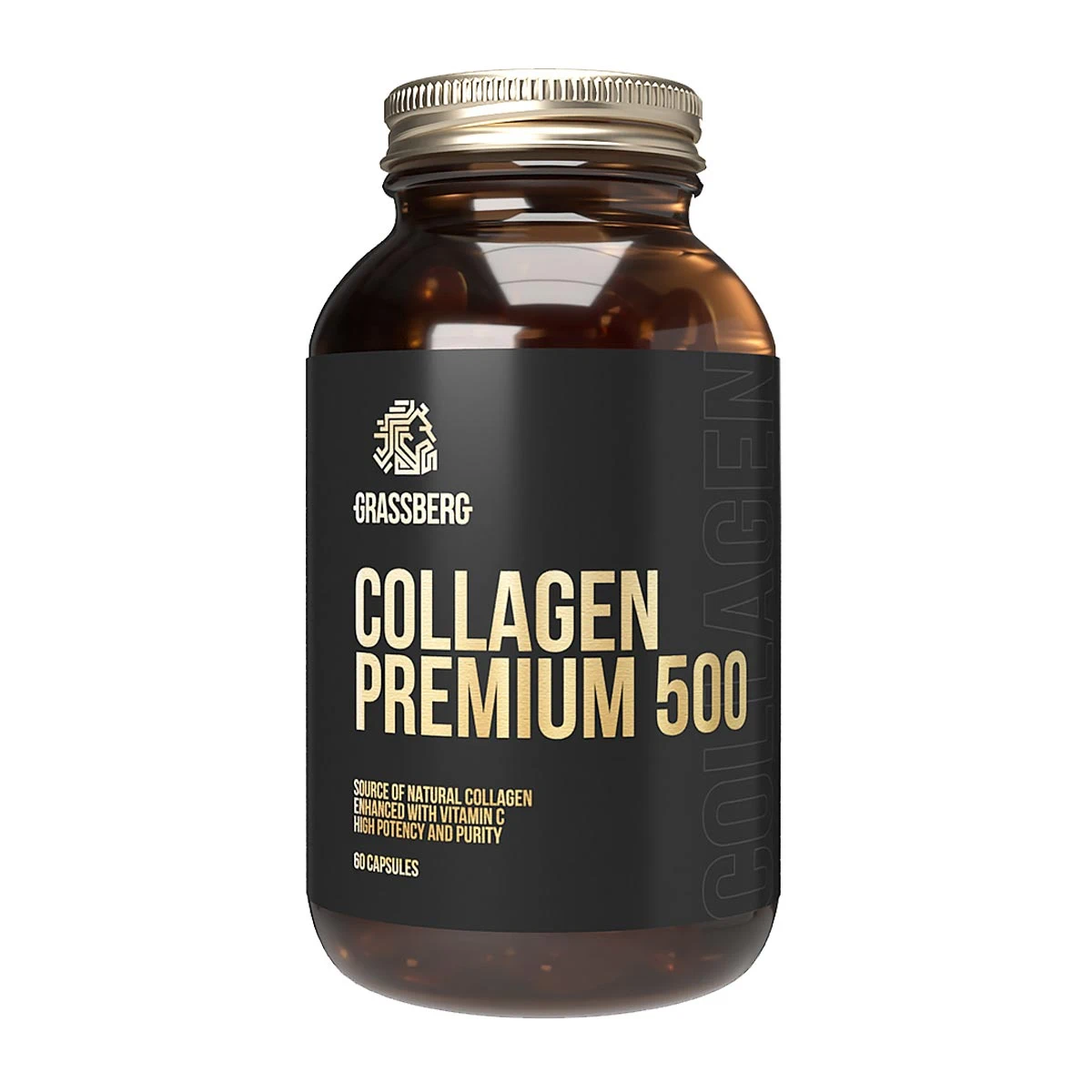 Grassberg Collagen Premium 500, 120 kapsula