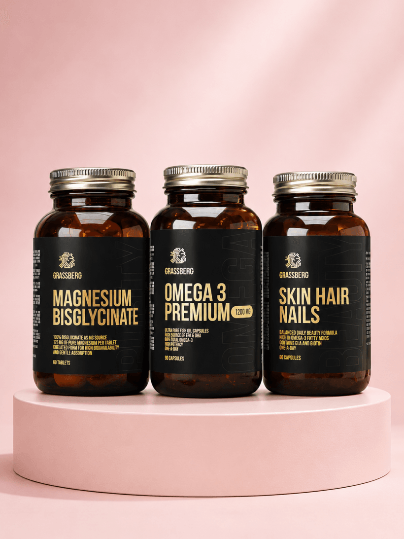 Grassberg Beauty, Brain & Balance paket - za 60 dana