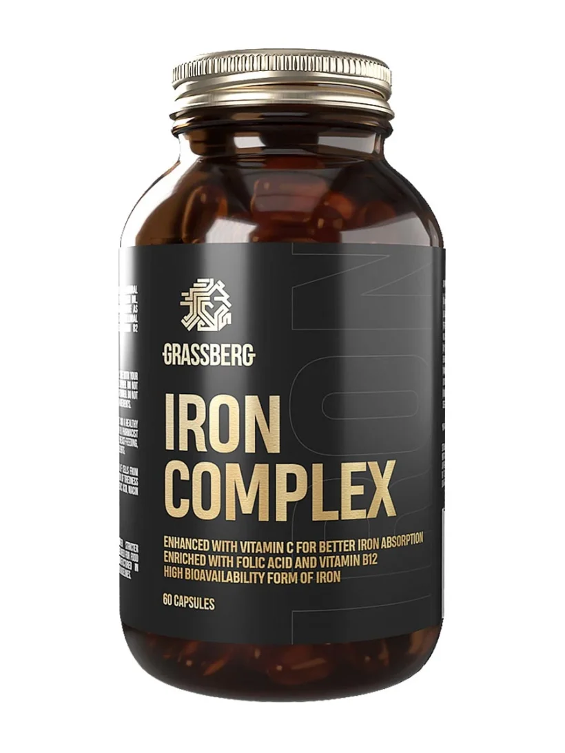 Grassberg Iron Complex, 60 kapsula