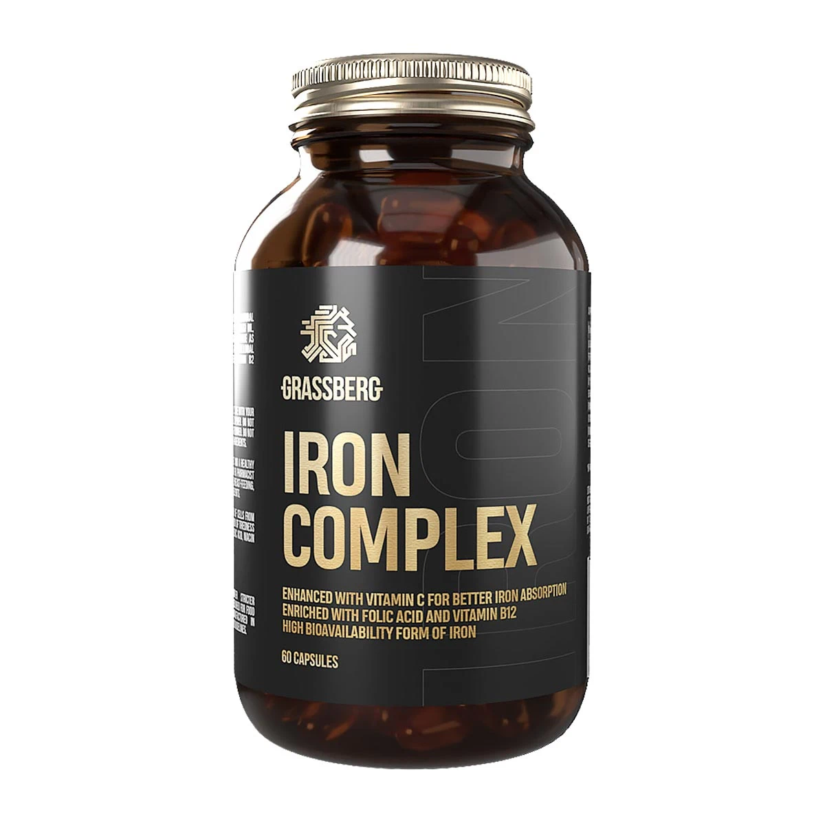 Grassberg Iron Complex, 60 kapsula
