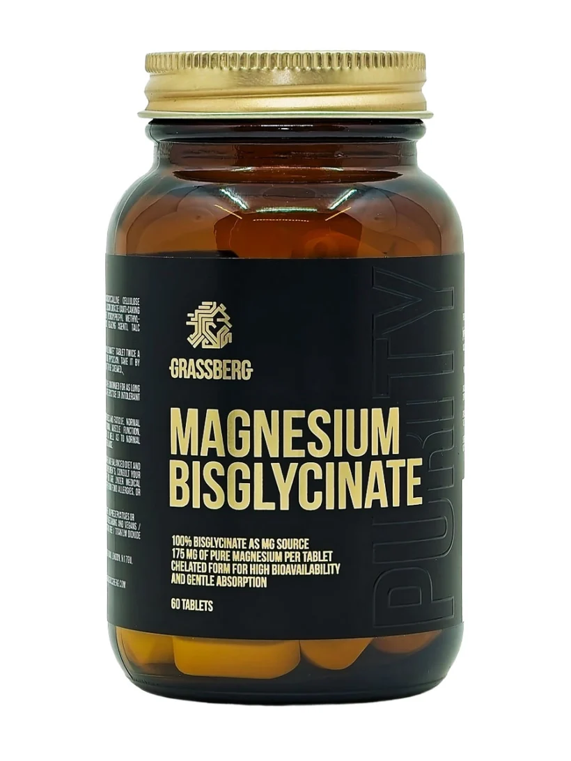 Grassberg Magnezij Bisglicinat, 60 tableta