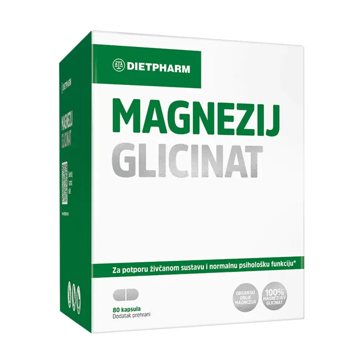 Dietpharm Magnezij Glicinat, 80 kapsula